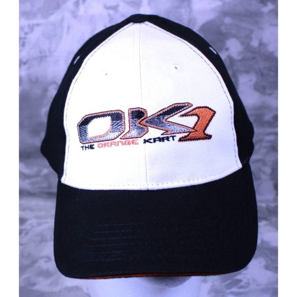 OK1 The Orange Kart Go Cart Strapback Hat Ball Cap - Picture 1 of 8